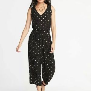 Old navy polka dot jumpsuit